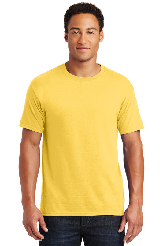 Jerzees  Dri-Power 50/50 Cotton/Poly T-Shirt.  29M Island Yellow