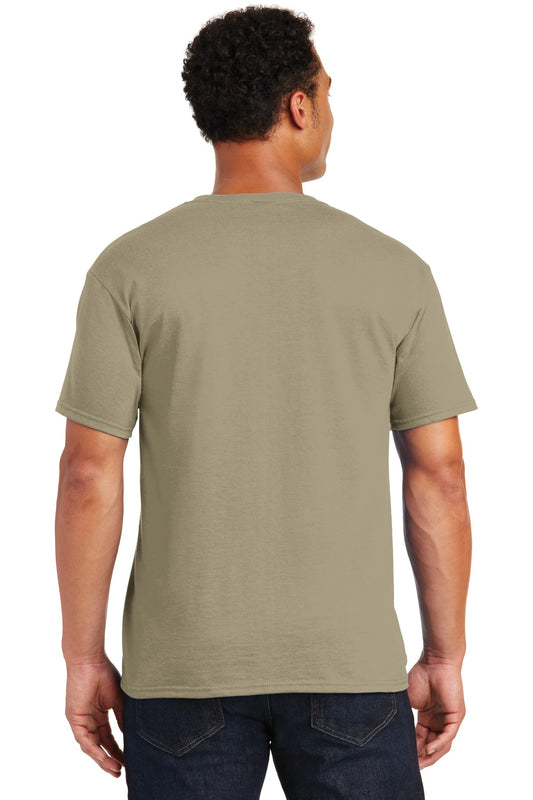 Jerzees  Dri-Power 50/50 Cotton/Poly T-Shirt.  29M Khaki