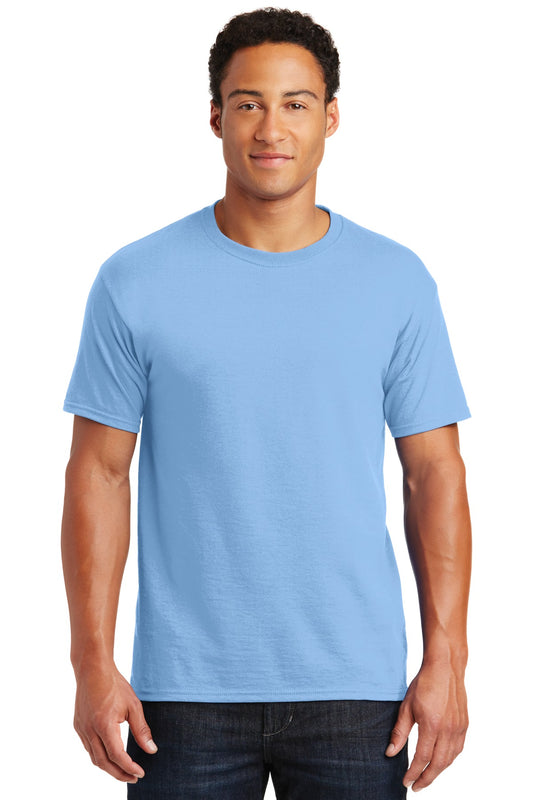 Jerzees  Dri-Power 50/50 Cotton/Poly T-Shirt.  29M Light Blue