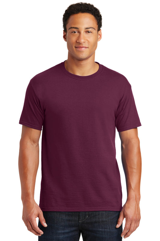 Jerzees  Dri-Power 50/50 Cotton/Poly T-Shirt.  29M Maroon