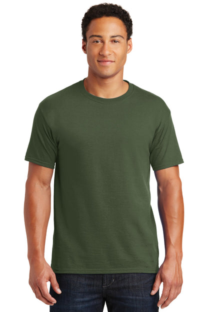 Jerzees  Dri-Power 50/50 Cotton/Poly T-Shirt.  29M Military Green