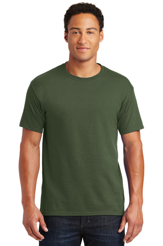Jerzees  Dri-Power 50/50 Cotton/Poly T-Shirt.  29M Military Green