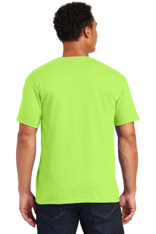 Jerzees  Dri-Power 50/50 Cotton/Poly T-Shirt.  29M Neon Green