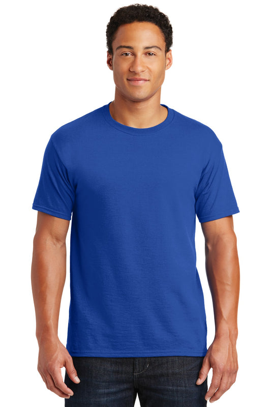 Jerzees  Dri-Power 50/50 Cotton/Poly T-Shirt.  29M Royal