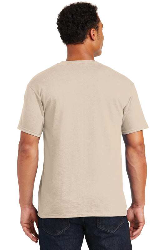Jerzees  Dri-Power 50/50 Cotton/Poly T-Shirt.  29M Sandstone