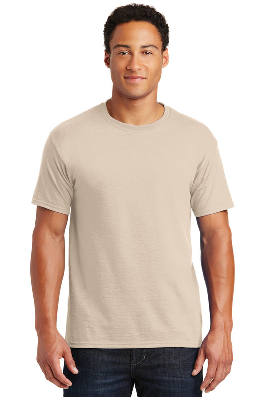 Jerzees  Dri-Power 50/50 Cotton/Poly T-Shirt.  29M Sandstone