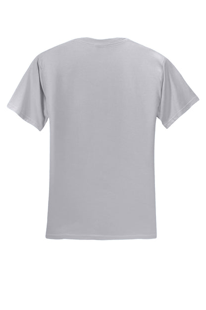 Jerzees  Dri-Power 50/50 Cotton/Poly T-Shirt.  29M Silver