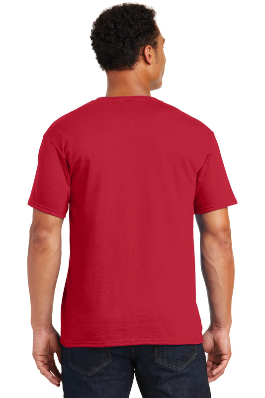 Jerzees  Dri-Power 50/50 Cotton/Poly T-Shirt.  29M True Red