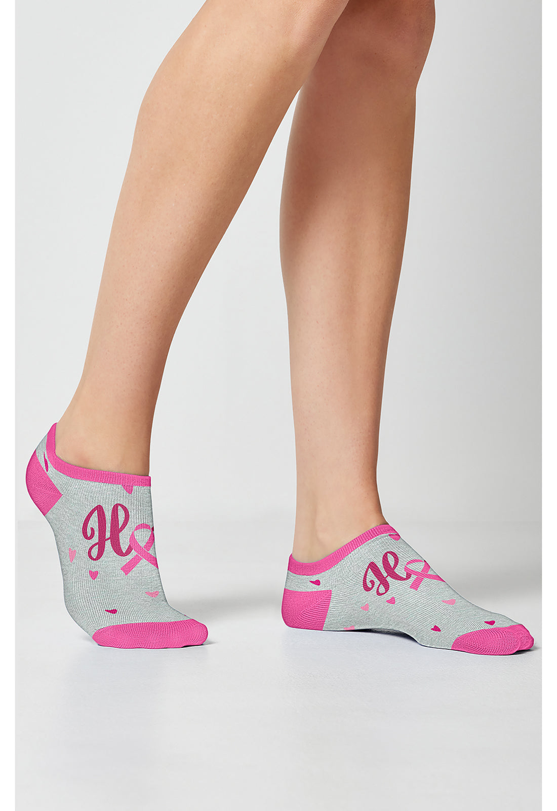 Legwear 2GOOD Women's 2 Pr Pack Bamboo No Show Socks Circles Of Hope