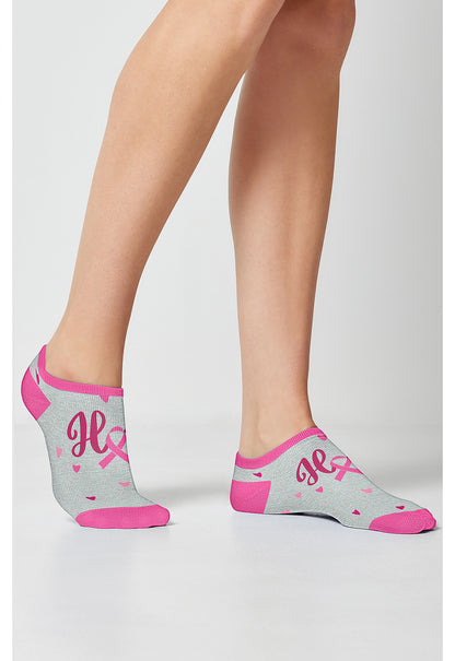 Legwear 2GOOD Women's 2 Pr Pack Bamboo No Show Socks Circles Of Hope