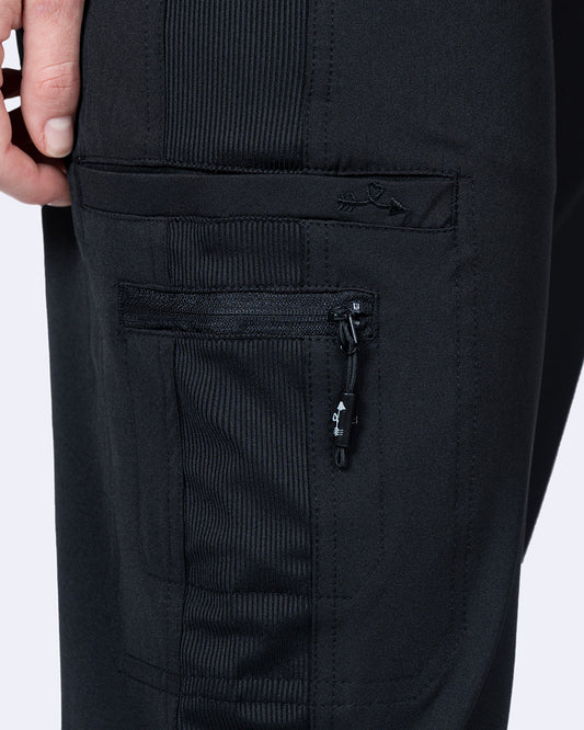 Zavate Jasmin Jogger Pant Petite Style 3013 in color Black Image 3