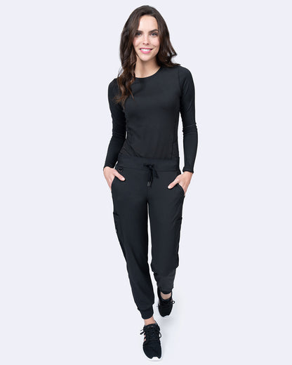 Zavate Jasmin Jogger Pant Style 3013 in color Black Image 4