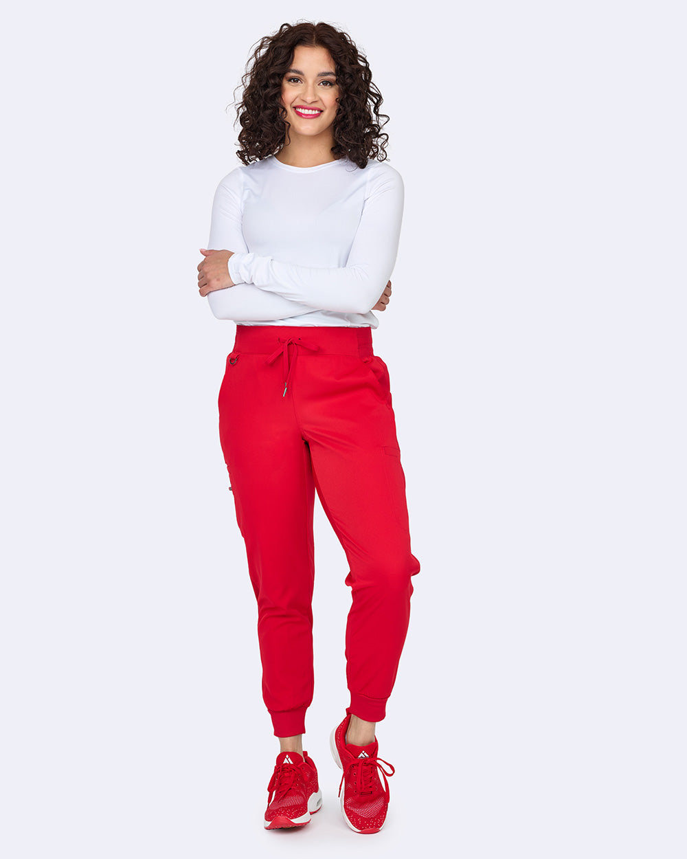 Ava Therese 3013 Jasmin Jogger Pant Red