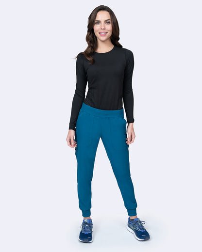 Zavate Rachel Jogger Pant Style 3017 in color Caribbean Image 4