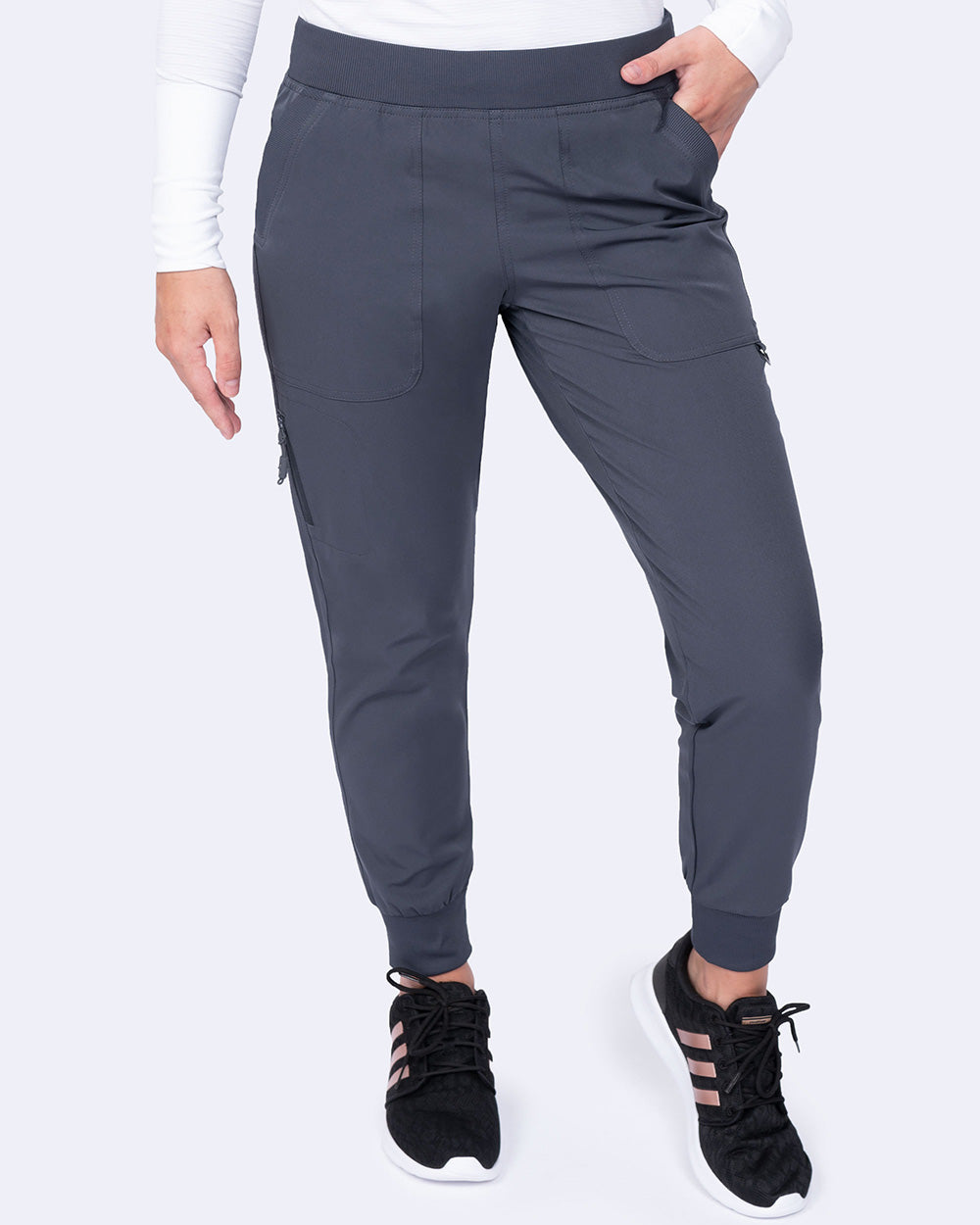 Zavate Rachel Jogger Pant Style 3017 in color Pewter Image 1