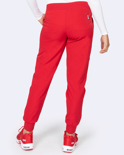 Zavate Rachel Jogger Pant Style 3017 in color Red Image 2