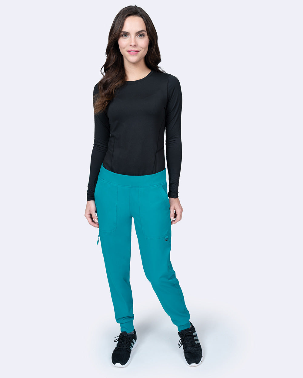 Zavate Rachel Jogger Pant Style 3017 in color Teal Image 4