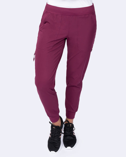 Zavate Rachel Jogger Pant Style 3017 in color Wine Image 1