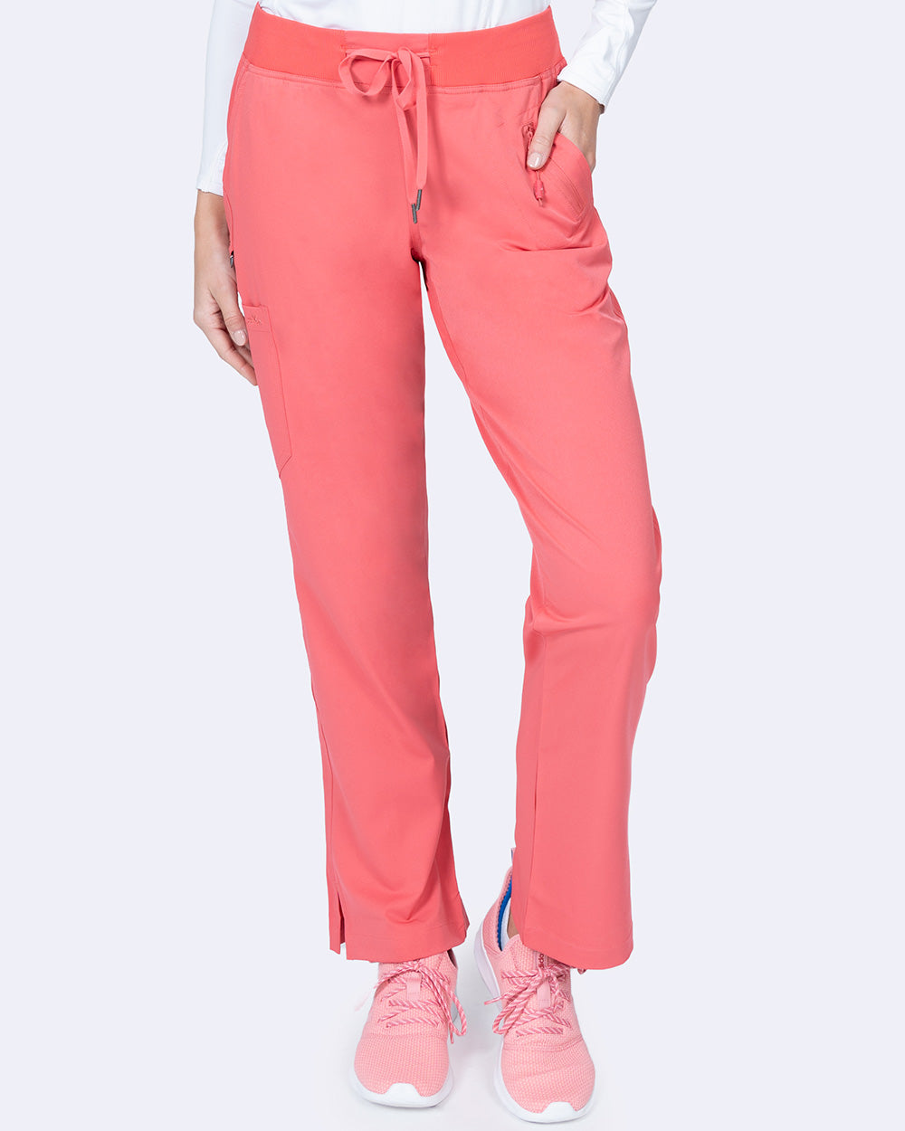 Zavate Ava Yoga Pant Style 3018 in color Coral Image 1