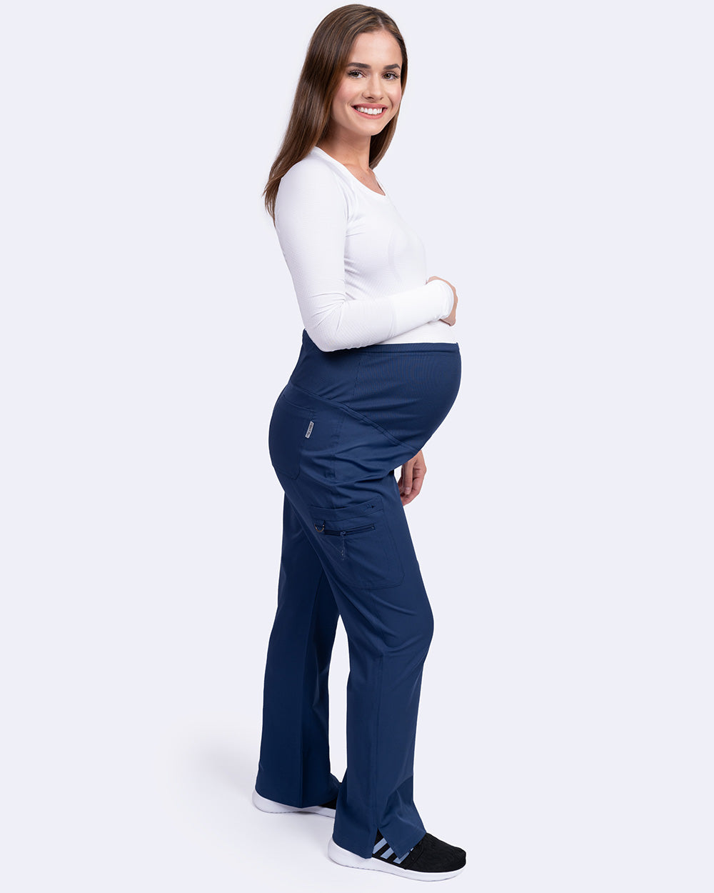 Ava & Me 3021 Ava & Me Maternity Pant Navy