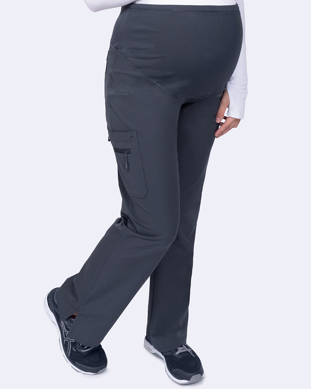 Ava & Me 3021 Ava & Me Maternity Pant Pewter