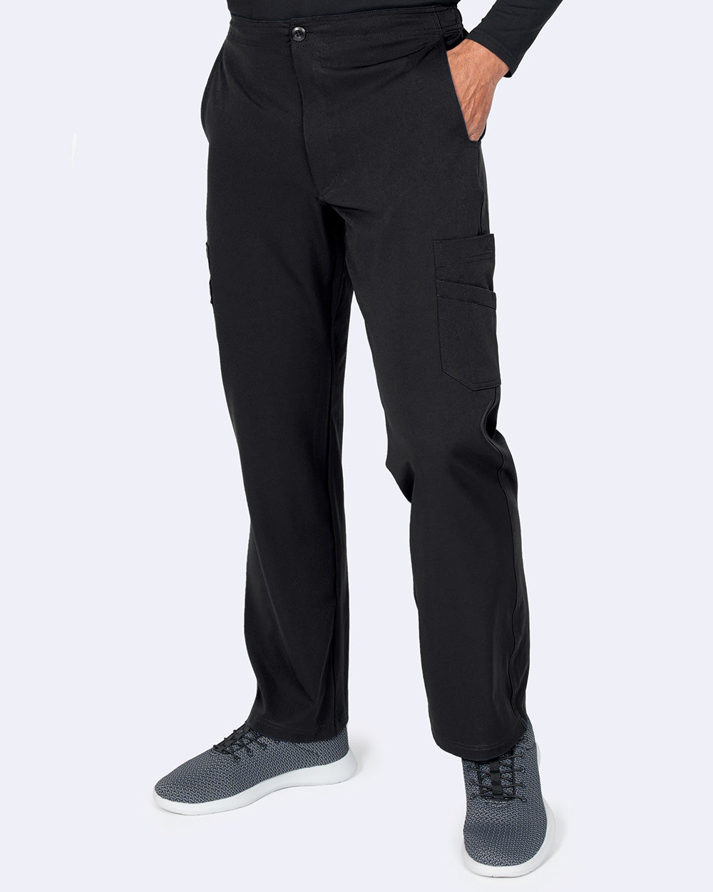 Zavate 3022 Mens Cargo Pant Black