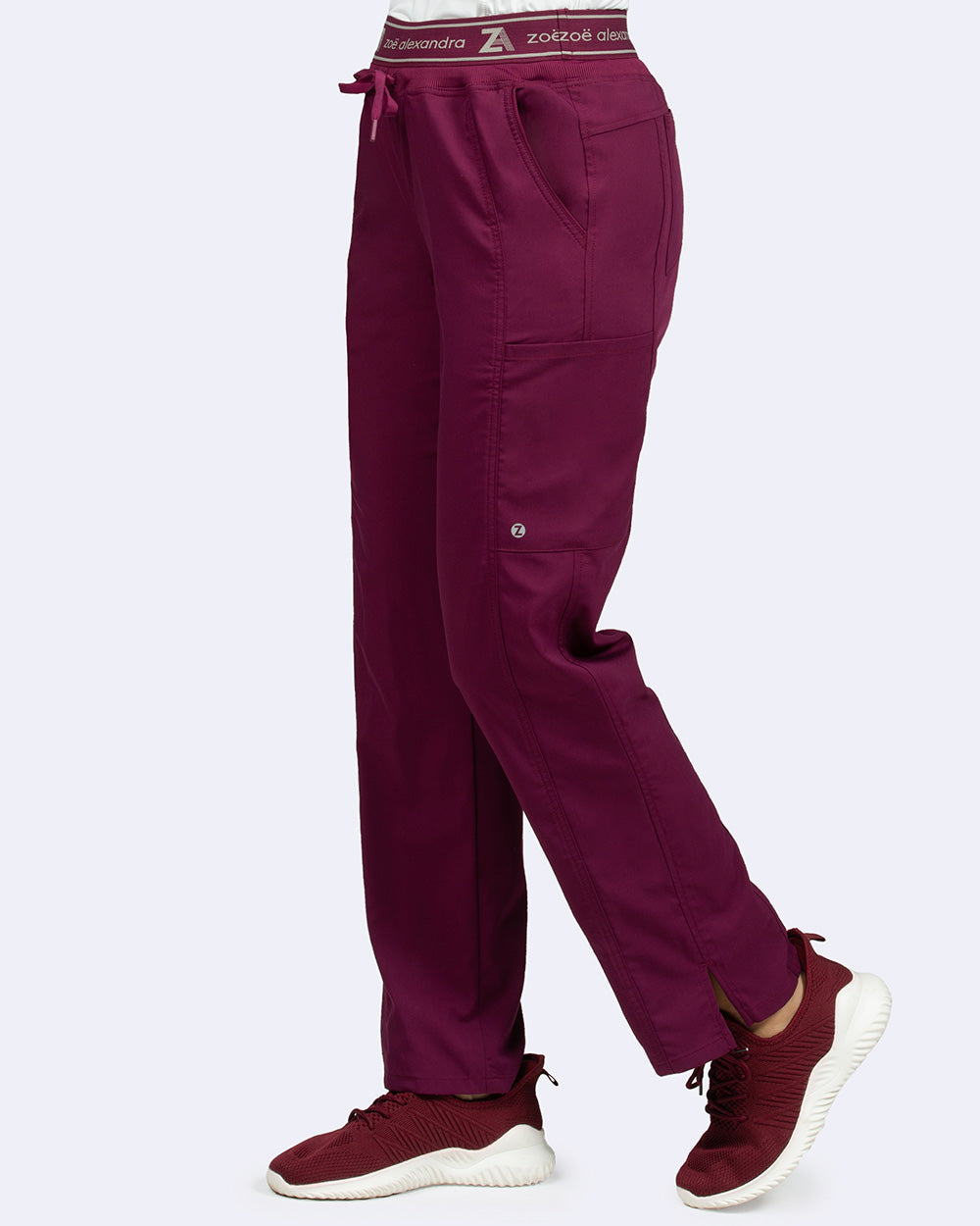 Zavate Greenwich Straight Leg Pant Style 3027 in color Wine Image 1