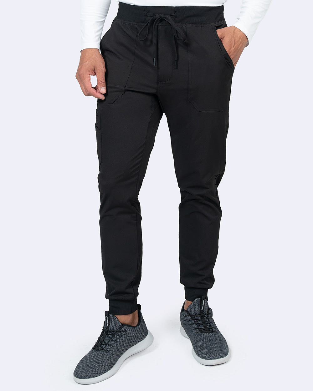 Zavate 3029 Mens Jogger Pant Black