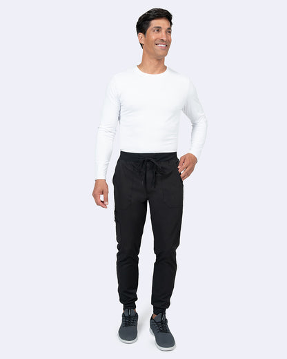 Zavate 3029 Mens Jogger Pant Black