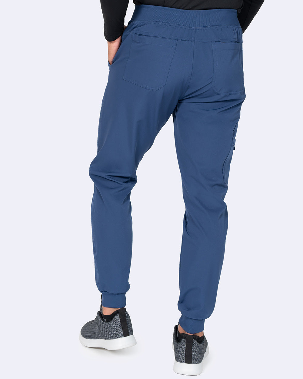 Zavate Mens Jogger Pant Short Style 3029 in color Navy Image 2