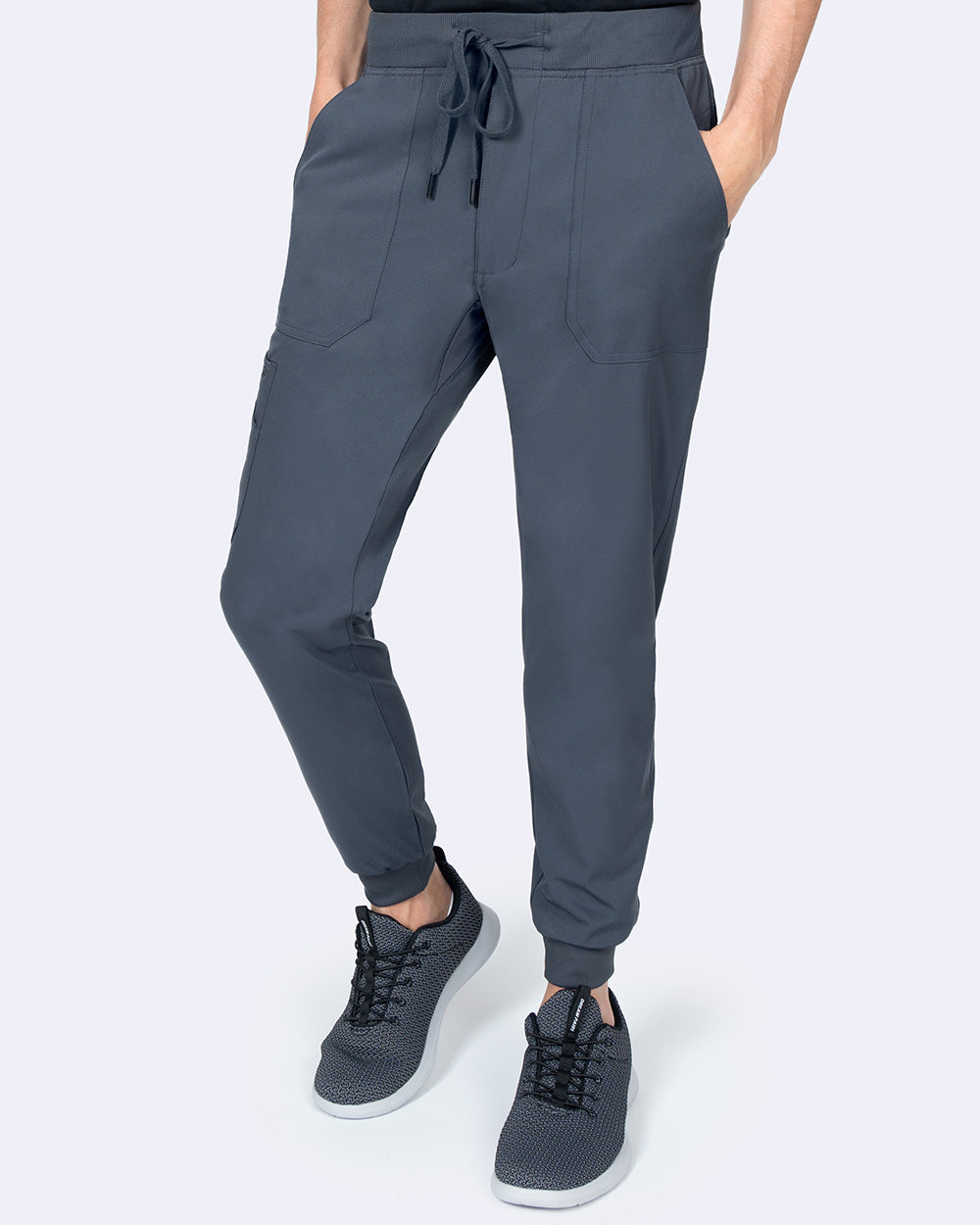 Zavate 3029 Mens Jogger Pant Tall Pewter