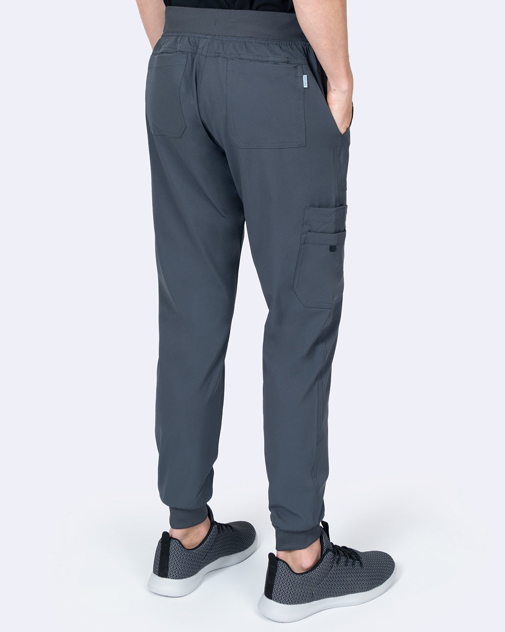 Zavate 3029 Mens Jogger Pant Tall Pewter