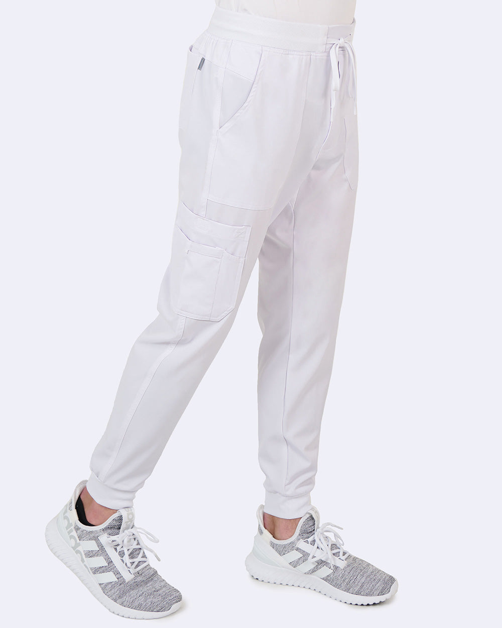 Zavate 3029 Mens Jogger Pant Tall White
