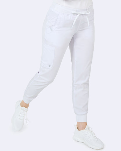 Zavate Tribeca Jogger Pant Style 3042 in color White Image 1