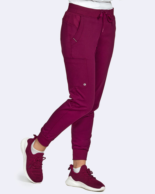 Zavate Tribeca Jogger Pant Style 3042 in color Wine Image 1