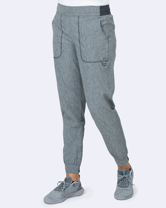 Zavate Rachel Jogger Pant Style 3052 in color Heather Grey Image 1