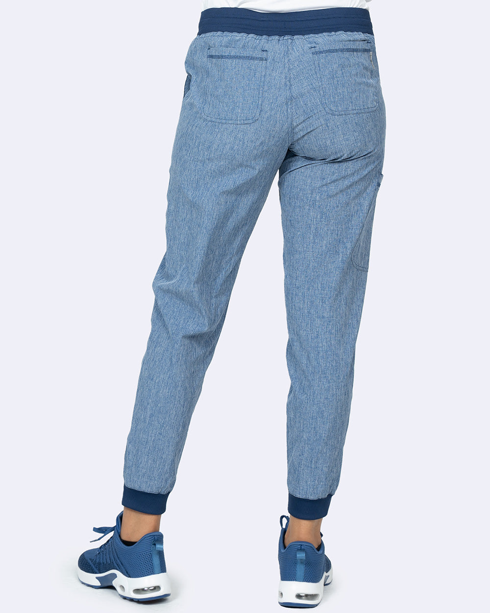 Zavate Rachel Jogger Pant Style 3052 in color Heather Navy Image 2