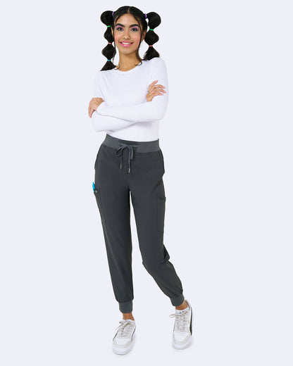 Zavate Refined Jogger Pant Style 3060 in color Pewter Image 3