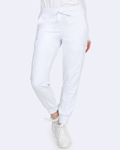 Zavate Refined Jogger Pant Style 3060 in color White Image 1