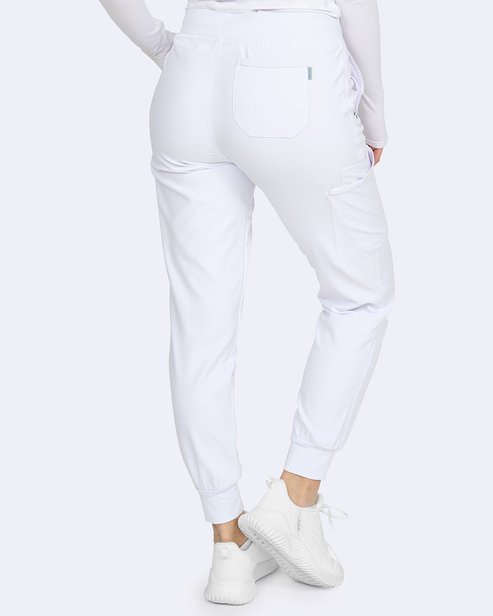 Zavate Refined Jogger Pant Style 3060 in color White Image 2