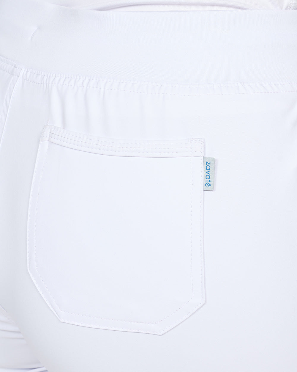 Zavate Refined Jogger Pant Style 3060 in color White Image 3