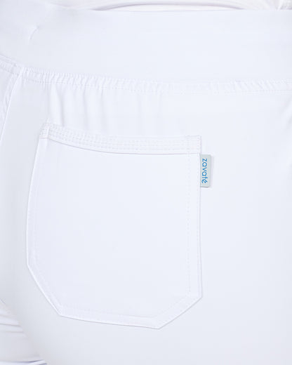 Zavate Refined Jogger Pant Style 3060 in color White Image 3