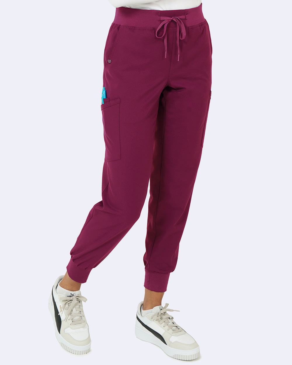 Zavate Refined Jogger Pant Style 3060 in color Wine Image 1