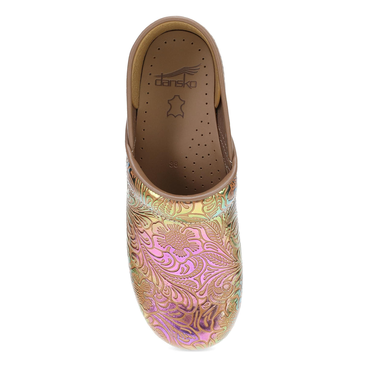 Dansko Professional Pearl Multicolor Tooled
