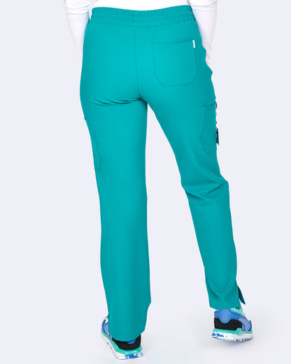 Zavate Energy Straight Leg Pant Style 3063 in color Teal Image 2