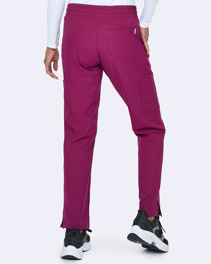 Zavate Energy Straight Leg Pant Style 3063 in color Wine Image 2