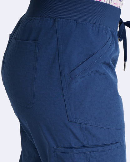 Ava Therese 3070 Sheba Jacquard Pant Navy