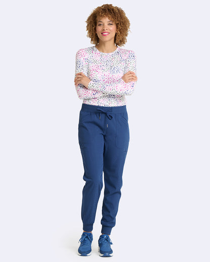 Ava Therese 3070 Sheba Jacquard Pant Navy