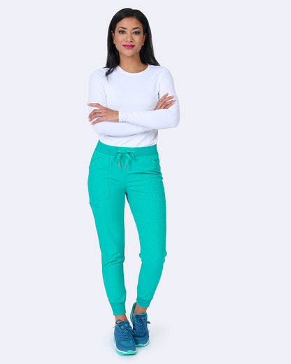 Zavate Sheba Jacquard Pant Style 3070 in color Jacquard Spearmint Image 4