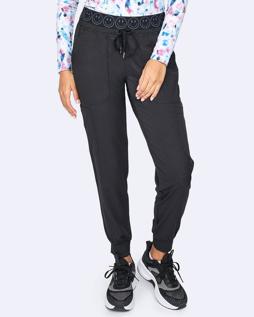 Zavate Smile Jogger Pant Style 3080 in color Black Image 1